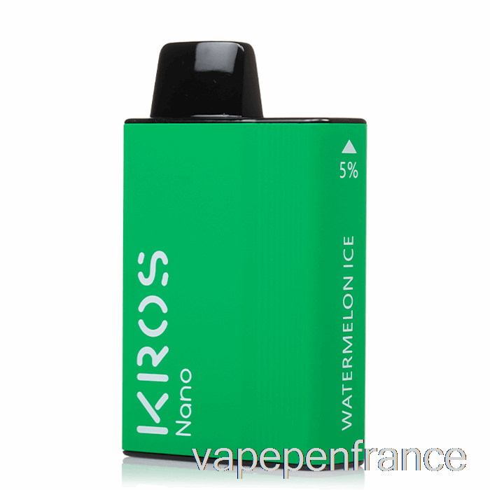 Stylo Vape Jetable à Glace à La Pastèque Kros Nano 5000